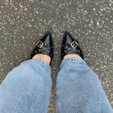 Seline Slingbacks - Sort