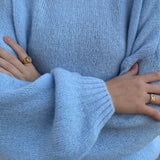 Cozy Strik - Lyseblå
