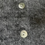 Strikket Cardigan - Mørkegrå