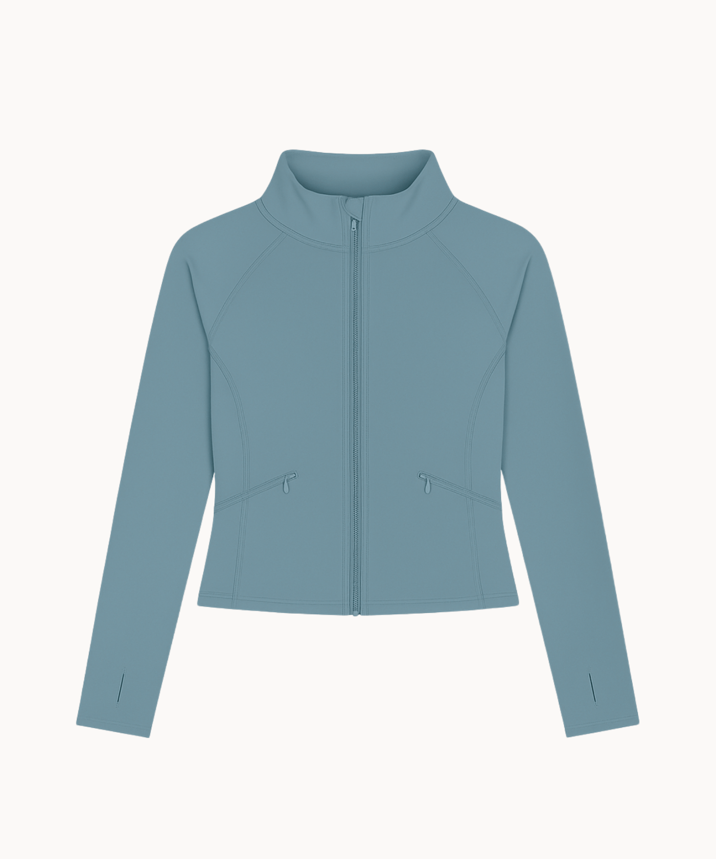 Active Zip Jakke - Sage - ByStenholt.dk