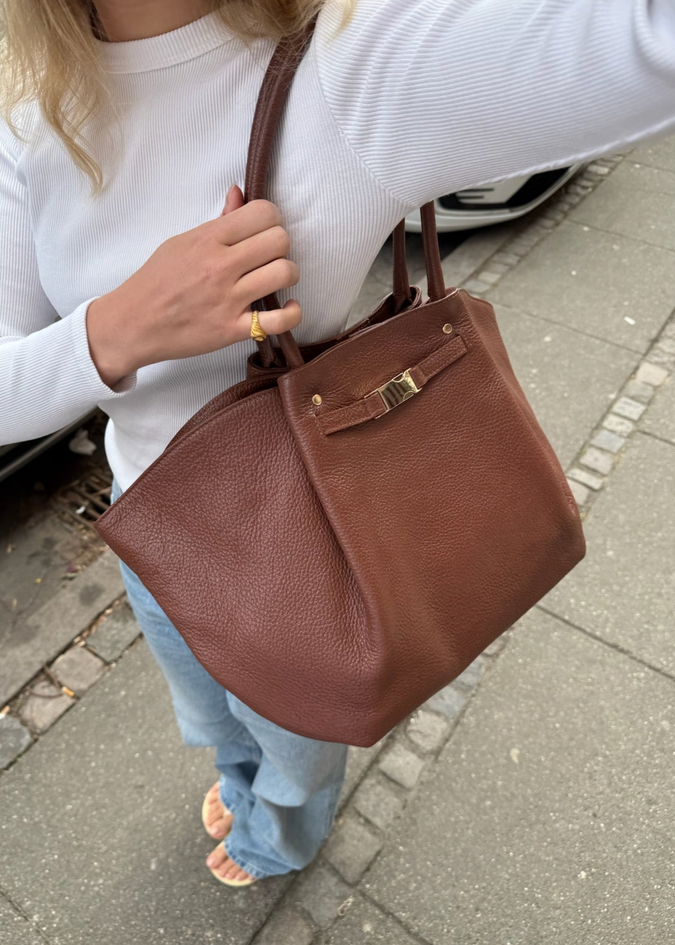 Isa Taske - Brun - ByStenholt.dk