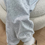 Joggingbukser Med Elastik - Grå