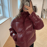 Nola Puffer Jakke - Bordeaux - ByStenholt.dk