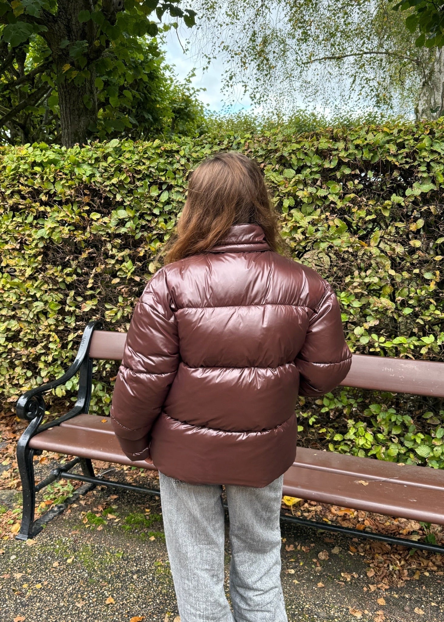 Nola Puffer Jakke - Mørkebrun - ByStenholt.dk