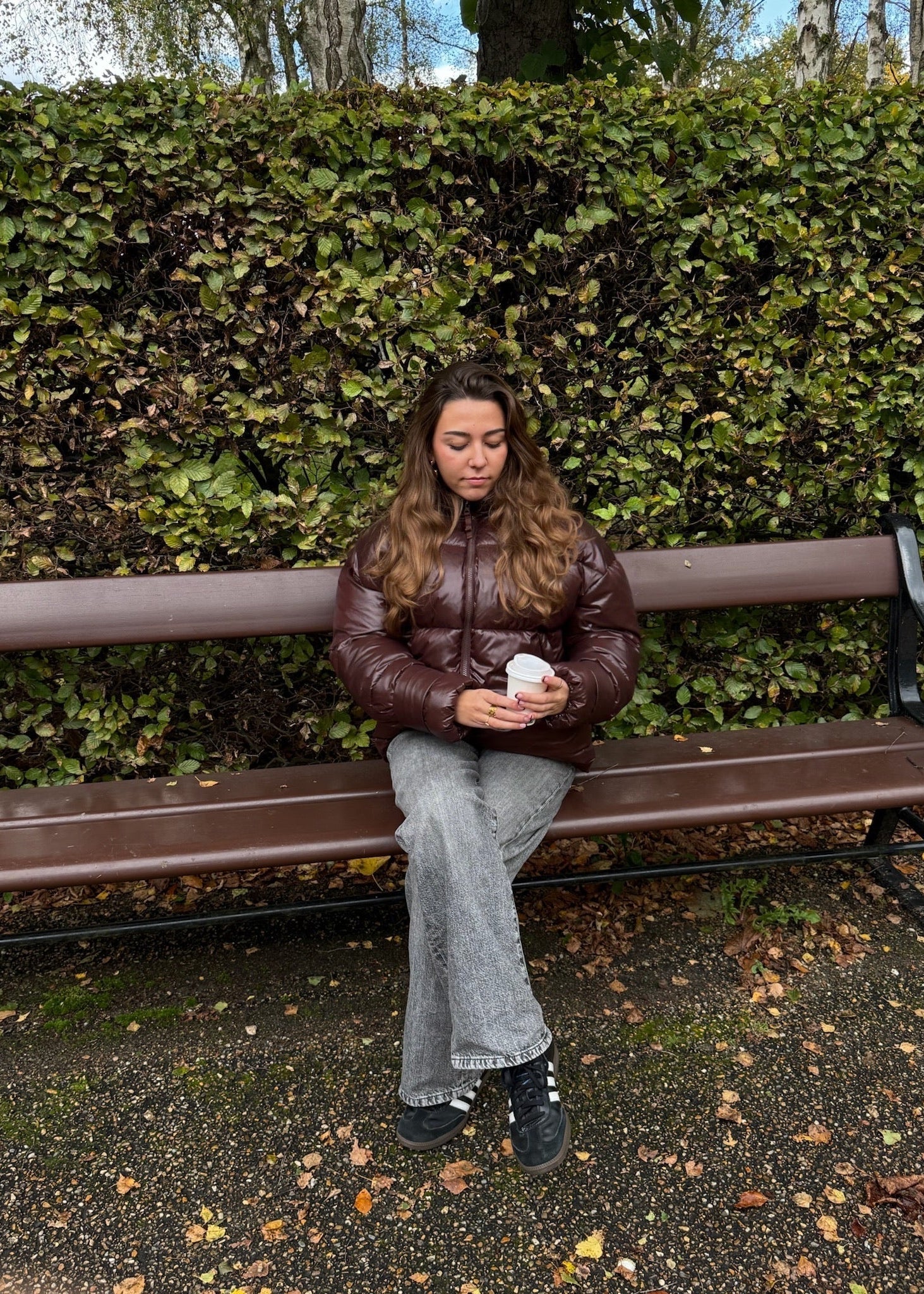 Nola Puffer Jakke - Mørkebrun - ByStenholt.dk
