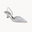 Rhinsten Slingback Pumps - Sølv - ByStenholt.dk