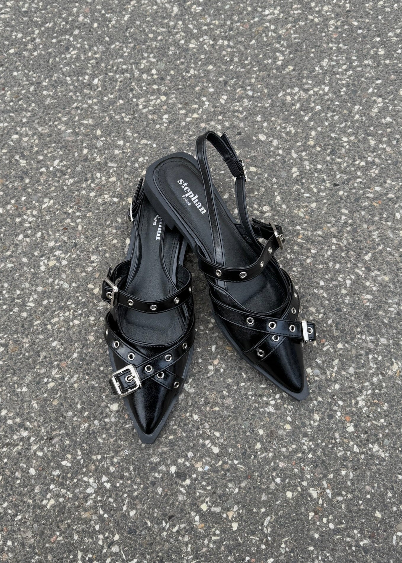 Seline Slingbacks - Sort - ByStenholt.dk