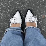 Zara Slingbacks - Hvid - ByStenholt.dk