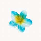 Hawaiiblomst hårklemme - Blå