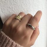 Lucca Ring - Sølvbelagt
