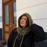 Strikket Balaclava - Grøn