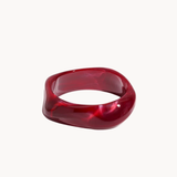 Ruby Chunky Bangle - Rød