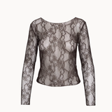 Noir Blonde Bluse - Mørkebrun