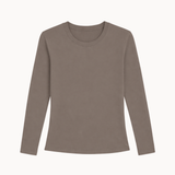 Active Langærmet Bluse - Beige