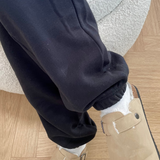 Joggingbukser Med Elastik - Sort