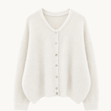 Strikket Cardigan - Hvid