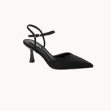 Alice Plain Slingback Pumps - Sort