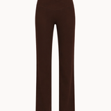 Active Straight Wrap Tights - Mørkebrun