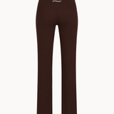Active Straight Wrap Tights - Mørkebrun