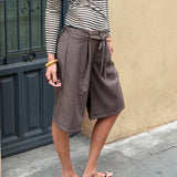 Vide Bermuda Shorts - Mørkebrun