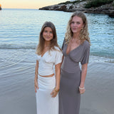 Gaia Top + Aia Nederdel Sæt - Creme