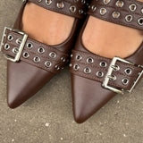 Zara Slingbacks - Mørkebrun