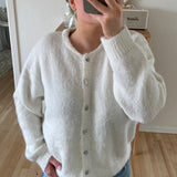 Knitted Cardigan - White