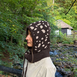 Strikket Balaclava - Bambi Mørkebrun