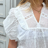 Venisa Top - Hvid