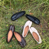 Ballerina med Tåsplit - Sort