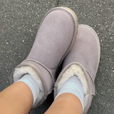 Korte Deluxe Bamsestøvler - Taupe