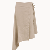 Skandi Asymmetrisk Nederdel - Beige