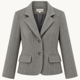 Mae Fitted Blazer - Grå