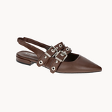 Noelia Slingbacks - Mørkebrun