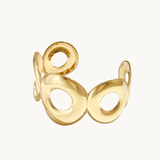 Sculpted Armbånd - Guldbelagt