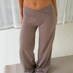 Active Straight Wrap Tights - Beige - ByStenholt.dk