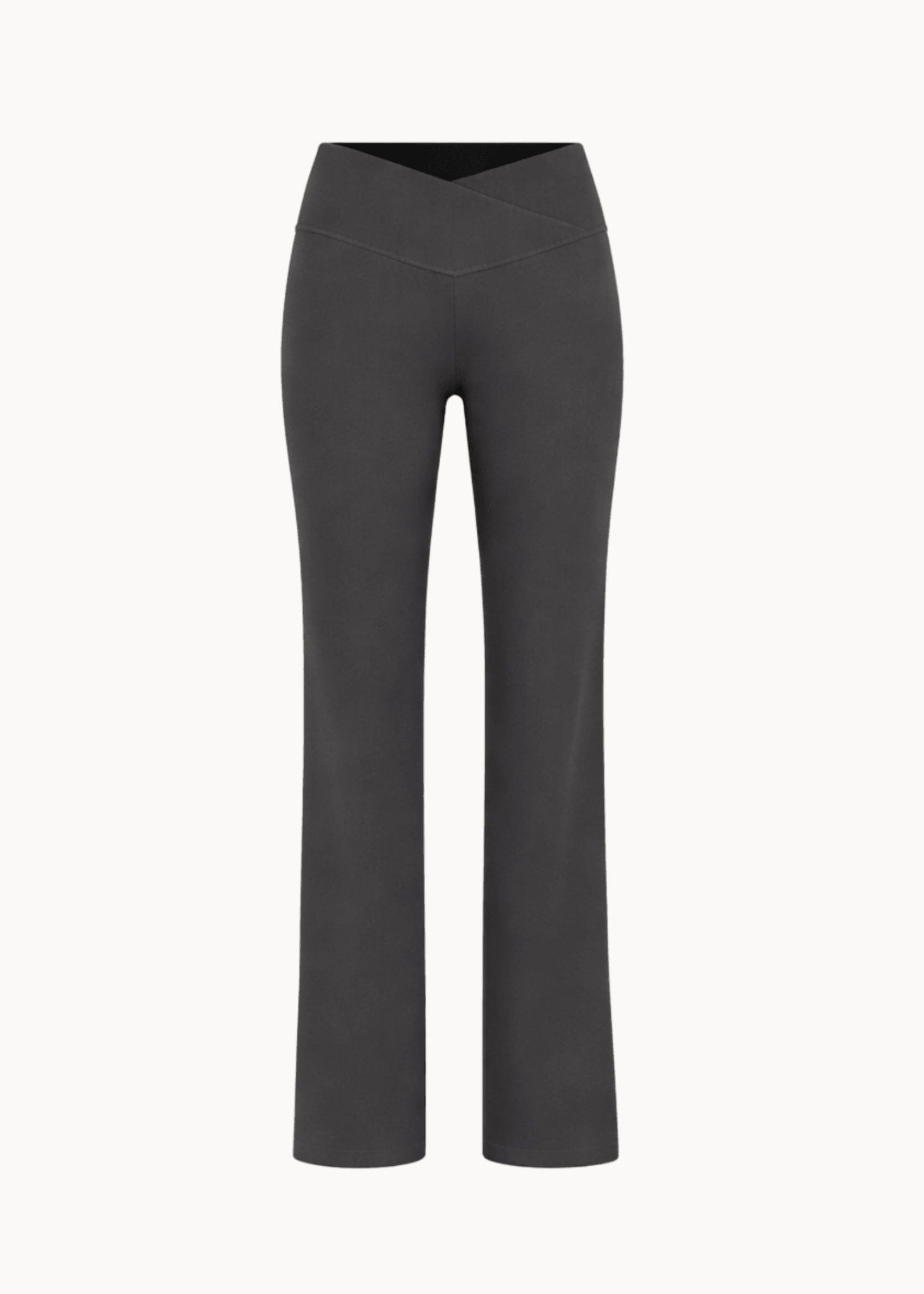 Active Straight Wrap Tights - Grå - ByStenholt.dk