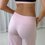 Active Straight Wrap Tights - Lyserød - ByStenholt.dk