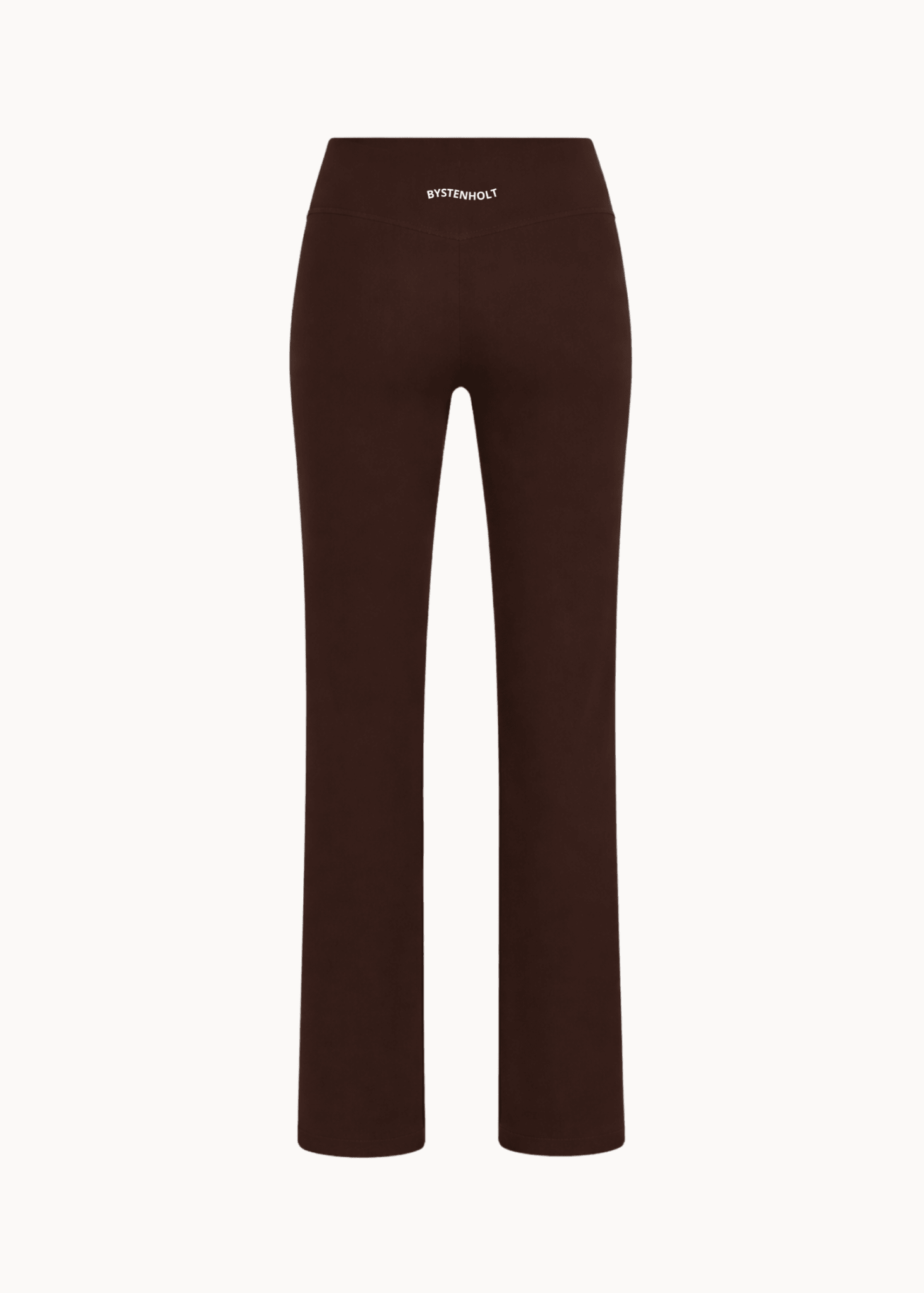 Active Straight Wrap Tights - Mørkebrun - ByStenholt.dk
