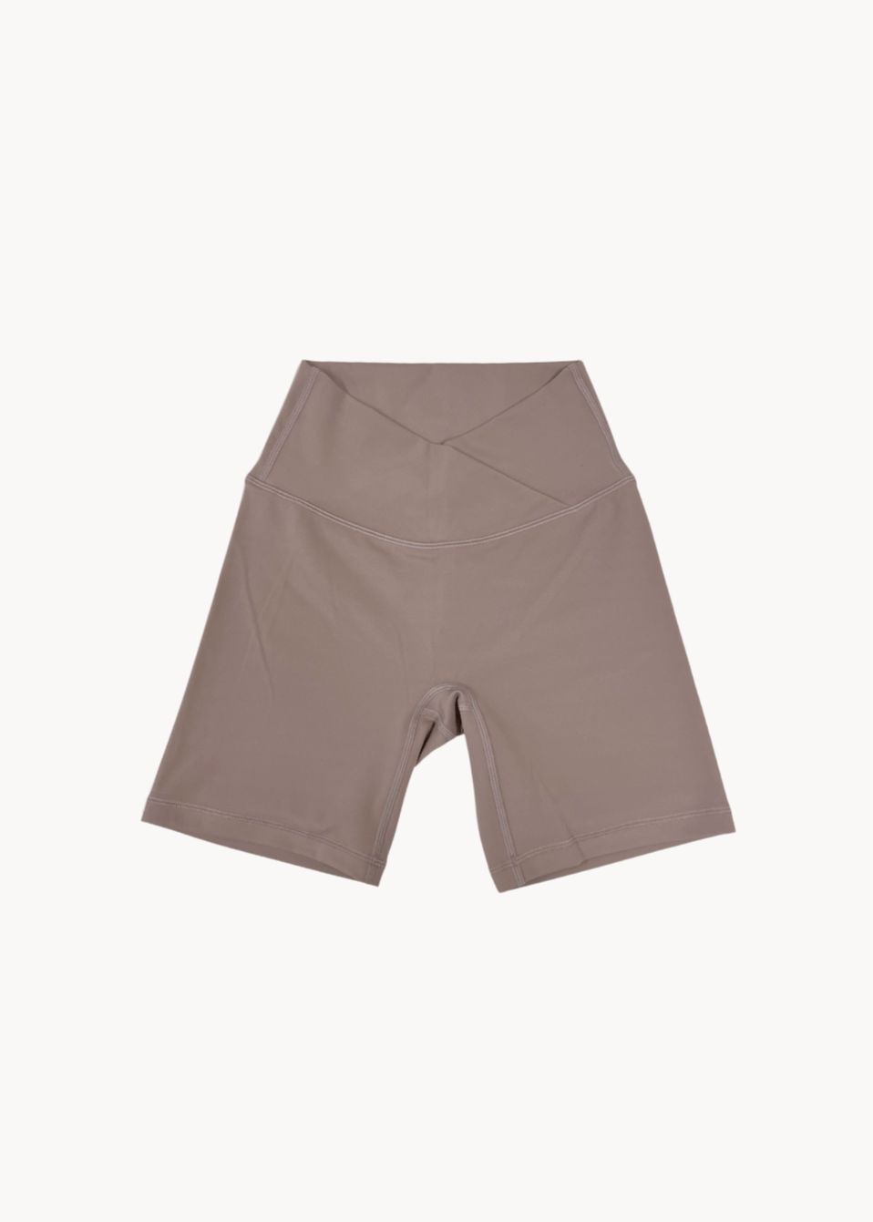 Active Wrap Shorts - Beige - ByStenholt.dk