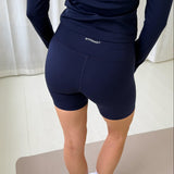 Active Wrap Shorts - Navy - ByStenholt.dk