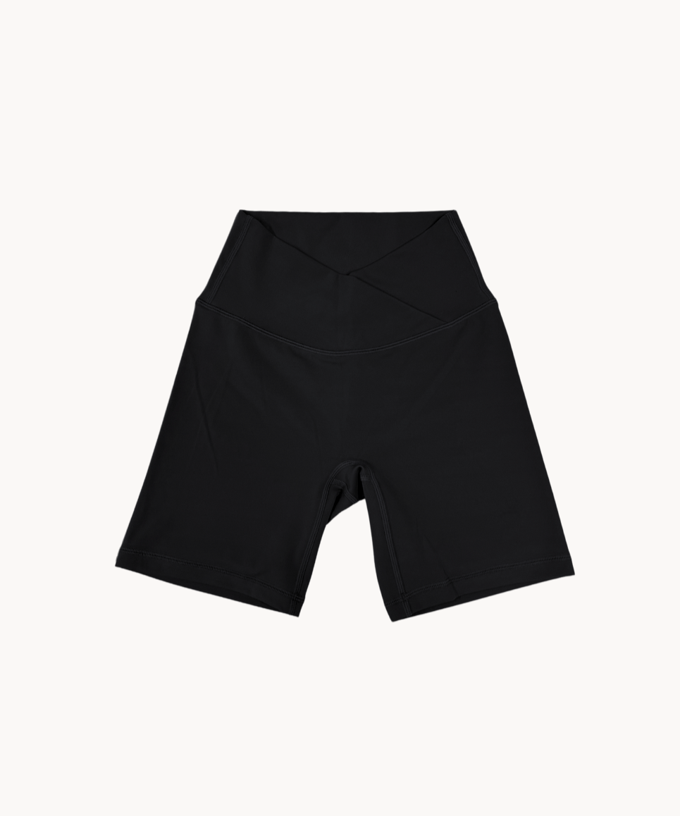 Active Wrap Shorts - Sort - ByStenholt.dk