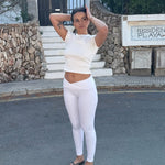 Active Wrap Tights - Hvid - ByStenholt.dk