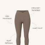 Active Wrap Tights - Hvid - ByStenholt.dk