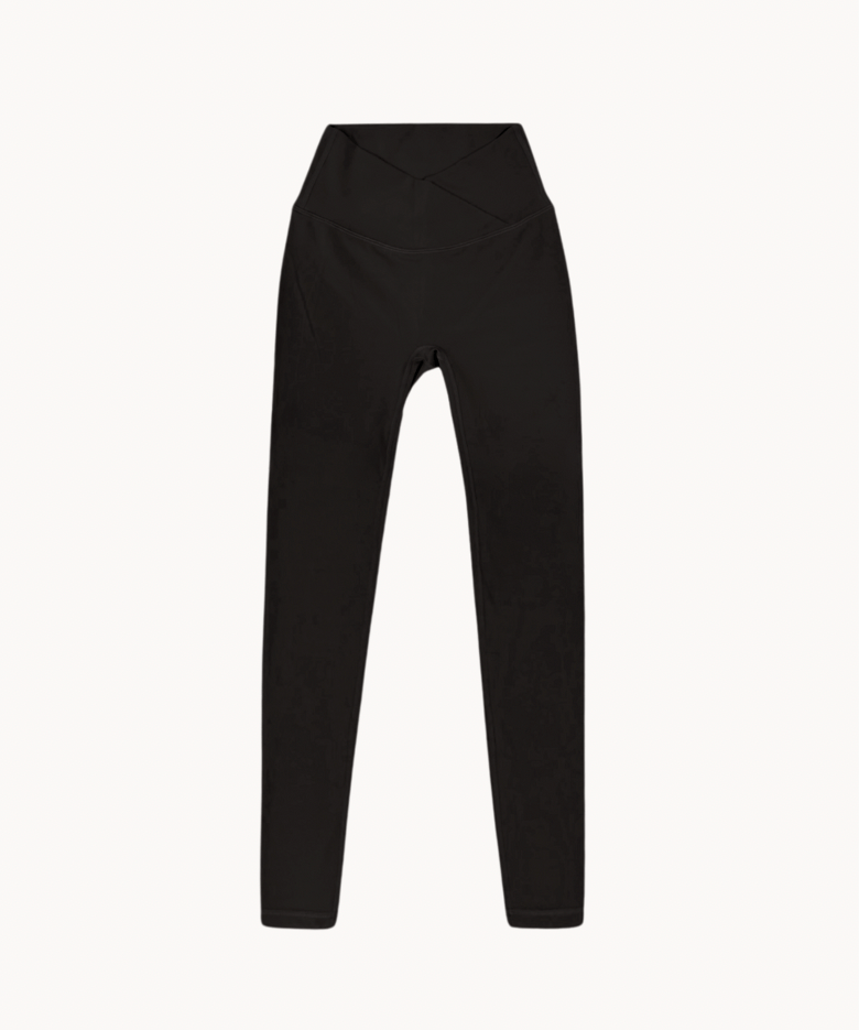 Active Wrap Tights - Sort - ByStenholt.dk
