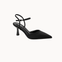 Alice Plain Slingback Pumps - Sort - ByStenholt.dk
