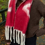 Amour Tørklæde - Rød - ByStenholt.dk