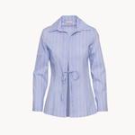 Annika Skjorte - Blå - ByStenholt.dk