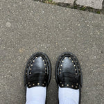 Aria Loafers med Nitter - Sort - ByStenholt.dk