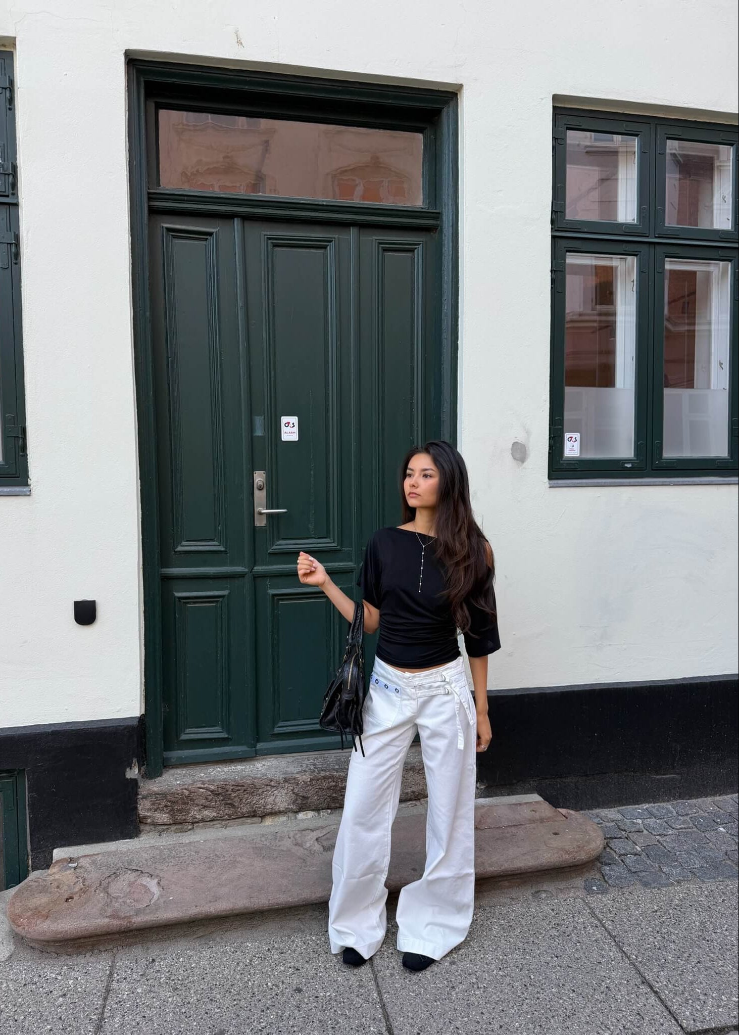 Audrey Low Waist Jeans - Hvid - ByStenholt.dk